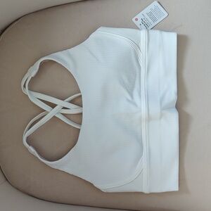 Lululemon Energy Bra Long Line Rib Size 8 NWT